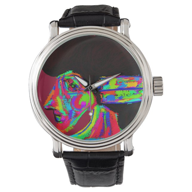 Reloj De Pulsera Luna mujer lobo (Anverso)