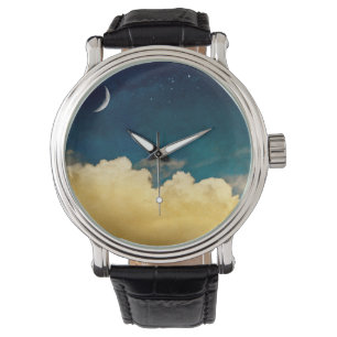 Reloj De Pulsera Luna y Cloudscape