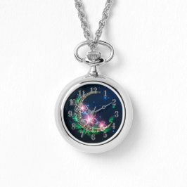 Reloj De Pulsera Luna y flores