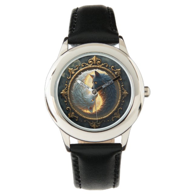 Reloj De Pulsera Lunar Balance – Where Shadows Embrace the Light.  (Anverso)