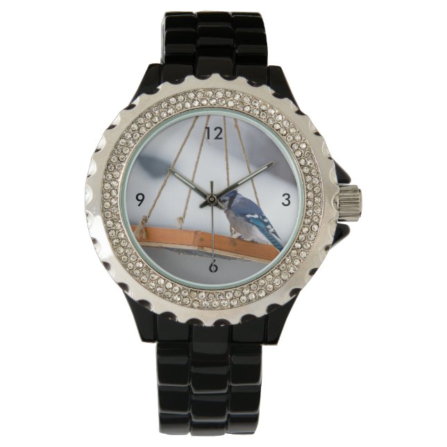 Reloj De Pulsera Lunes de Jay Azul (Anverso)