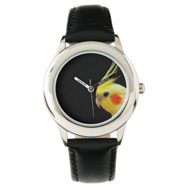 Reloj De Pulsera Lutino Cockatiel (Anverso)