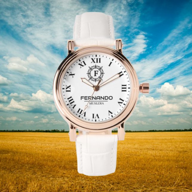 Reloj De Pulsera Luxurious and distinguished Custom Monogrammed (Subido por el creador)