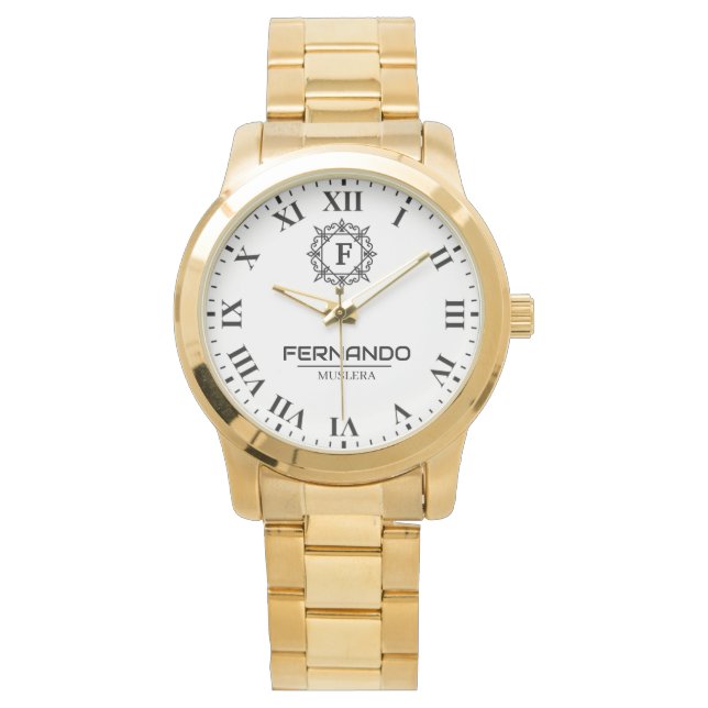 Reloj De Pulsera Luxurious and distinguished Custom Monogrammed (Anverso)
