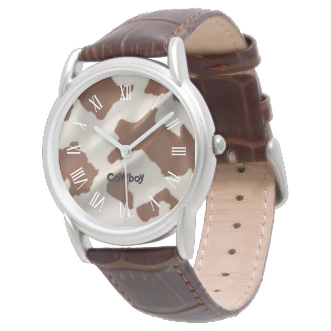 Reloj De Pulsera Luxury Elegant Faux Cow Leather Popular Collection (Angular)