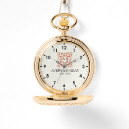 Reloj De Pulsera Luxury Elegant Monogram with Initials