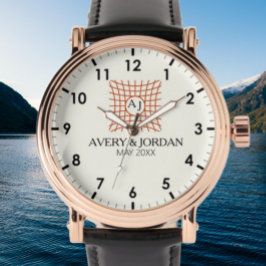 Reloj De Pulsera Luxury Elegant Monogram with Initials