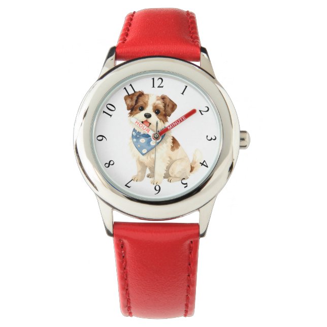 Reloj De Pulsera Luxury Grooming Dog Personalized Trendy Collection (Anverso)