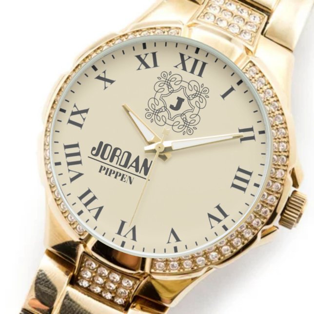Reloj De Pulsera Luxury Monogram Custom Engraved Gift (Subido por el creador)