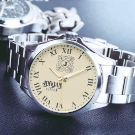 Reloj De Pulsera Luxury Stylish Custom Name Monogram