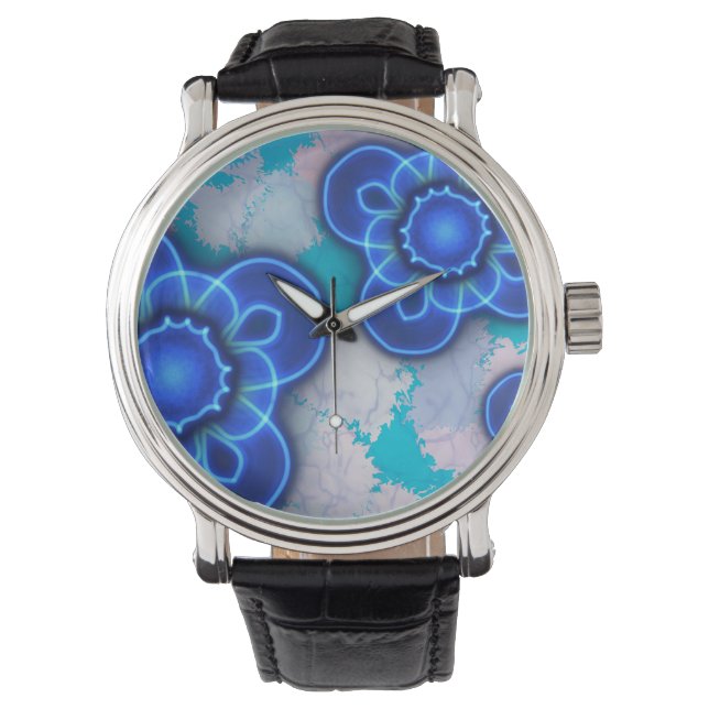 Reloj De Pulsera Luz azul (Anverso)