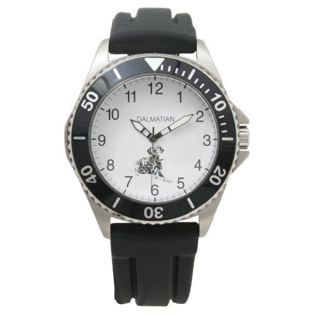Reloj De Pulsera Lying Dalmatian Dog (Anverso)
