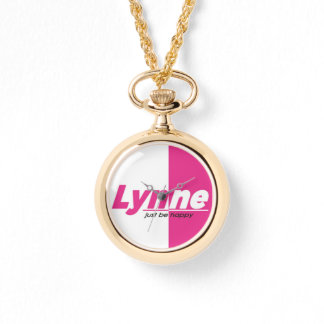 Reloj De Pulsera LYNNE BRAND Gold Necklace eWatch