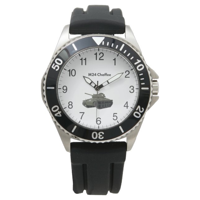 Reloj De Pulsera M24 Chaffee American WW2 Tank (Anverso)