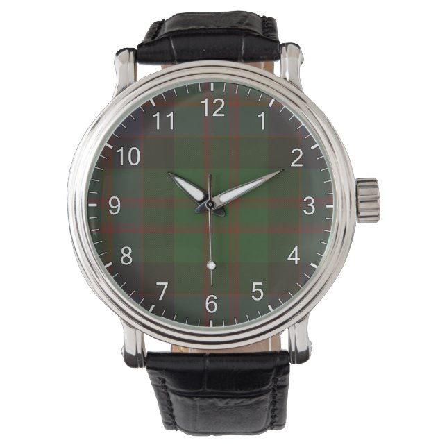 Reloj De Pulsera MacDonald Clan Tartan (Anverso)