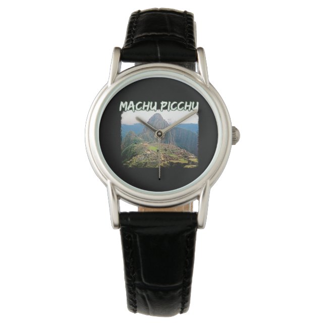 Reloj De Pulsera Machu Picchu Perú - Montaña Huayna Picchu (Anverso)