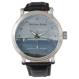 Reloj De Pulsera Mackinac Bridge Mackinaw City watch
