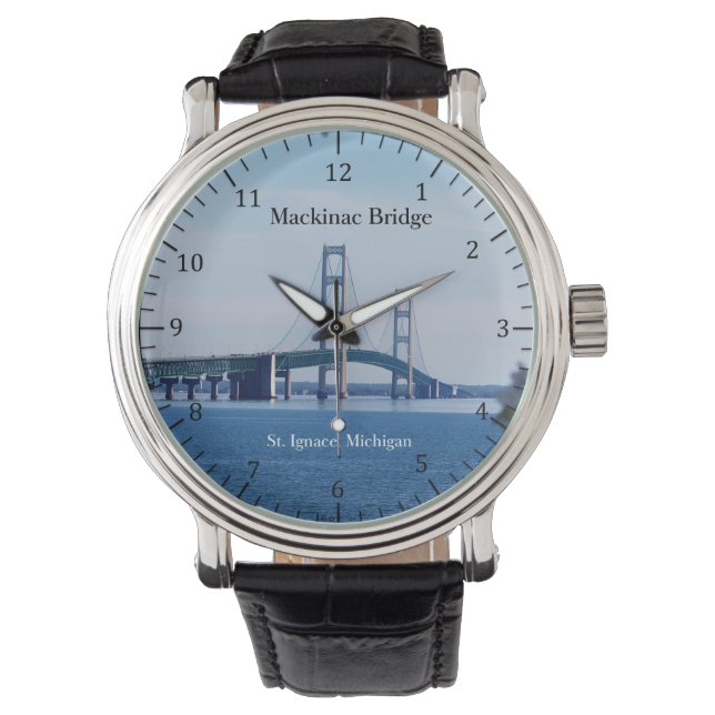 Reloj De Pulsera Mackinac Bridge St. Ignace watch (Anverso)