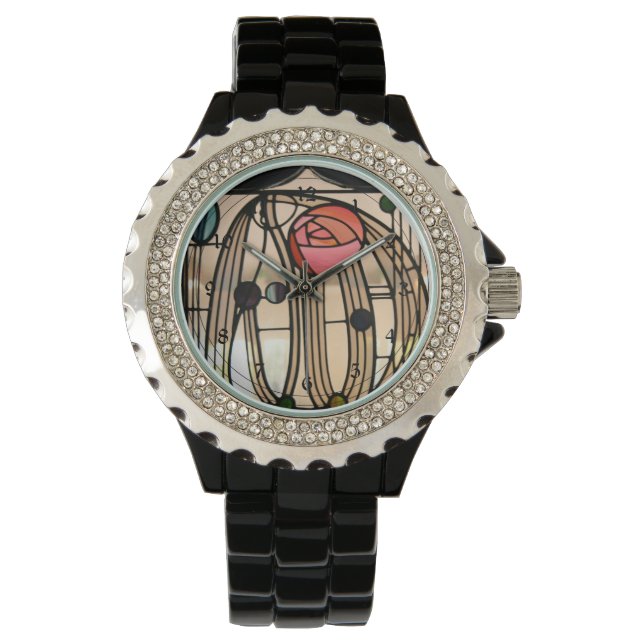 Reloj De Pulsera Mackintosh - Ventana de Vidrio Manchado, (Anverso)