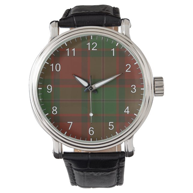 Reloj De Pulsera MacPhail Clan Tartan (Anverso)