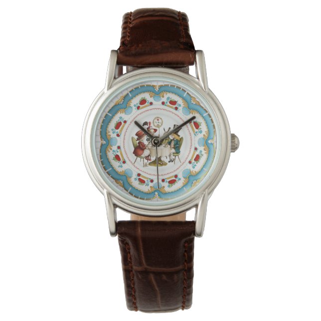 Reloj De Pulsera Mad Hatters Tea Fiesta Women's Watch (Anverso)