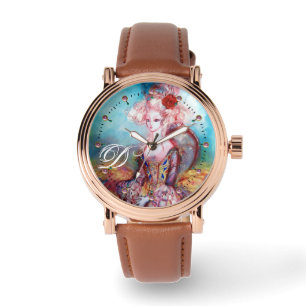 RELOJ DE PULSERA MADAME POMPADOUR, ELEGANTE MODA DE BELLEZA MONOGRA