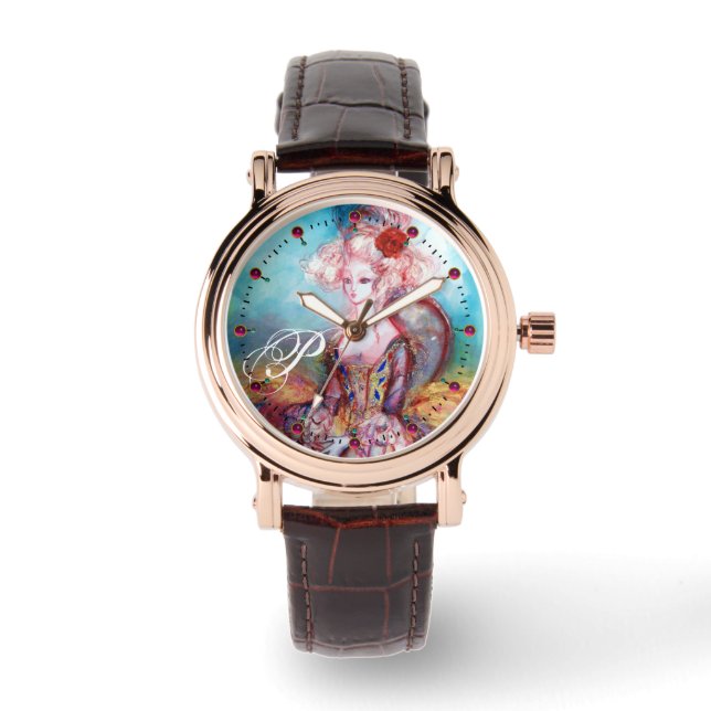RELOJ DE PULSERA MADAME POMPADOUR, ELEGANTE MODA DE BELLEZA MONOGRA (Anverso)