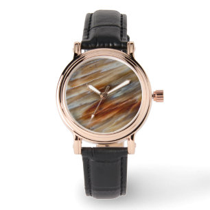 Reloj De Pulsera Madera Petrificada Desigual