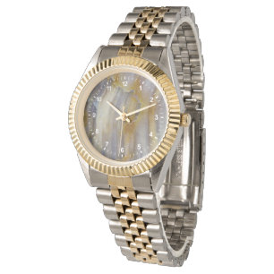 Reloj De Pulsera Madera Petrificada Ondulada