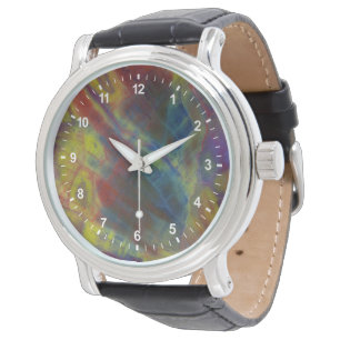 Reloj De Pulsera Madera Petrificada Vertical