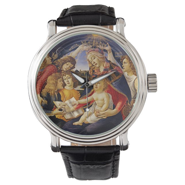 Reloj De Pulsera Madonna del Magnífico por Sandro Botticelli (Anverso)