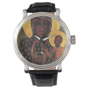 Reloj De Pulsera Madonna Negra Polonia Nuestra Señora De Czestochow