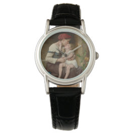 Reloj De Pulsera Madre amorosa con su hijo adorable (Perrault)