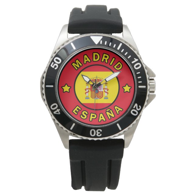 Reloj De Pulsera Madrid España (Anverso)