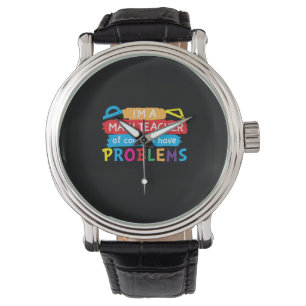 Reloj De Pulsera Maestra De Matemáticas Soy Maestra De Matemáticas