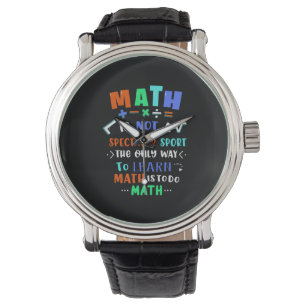 Reloj De Pulsera Maestra Gift Math No Es Espectador