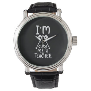 Reloj De Pulsera Maestra matemática Soy Maestra