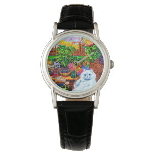Reloj De Pulsera Maestro de la Universidad de Gatos
