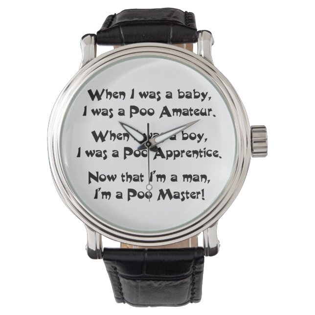 Reloj De Pulsera Maestro de polos (Anverso)