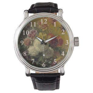 Reloj De Pulsera Maestro Floral Holandés Antiguo Georgius van Os 18