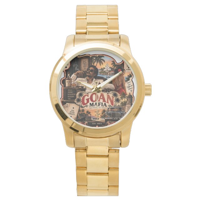 Reloj De Pulsera Mafia de Goa - Orgullo de Goa (Anverso)