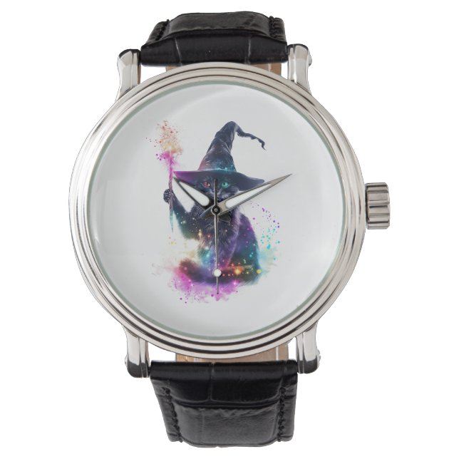 Reloj De Pulsera Magia del Gato Mago (Anverso)