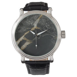 Reloj De Pulsera "Magma gold" Granito-look WRISTWATCH