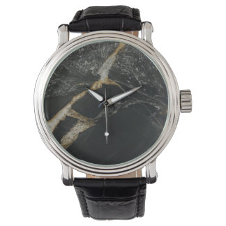 Reloj De Pulsera "Magma gold" Granito-look WRISTWATCH