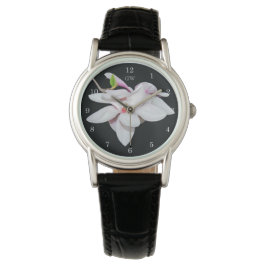 Reloj De Pulsera Magnolia blanca