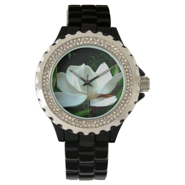 Reloj De Pulsera Magnolia Closeup (Anverso)