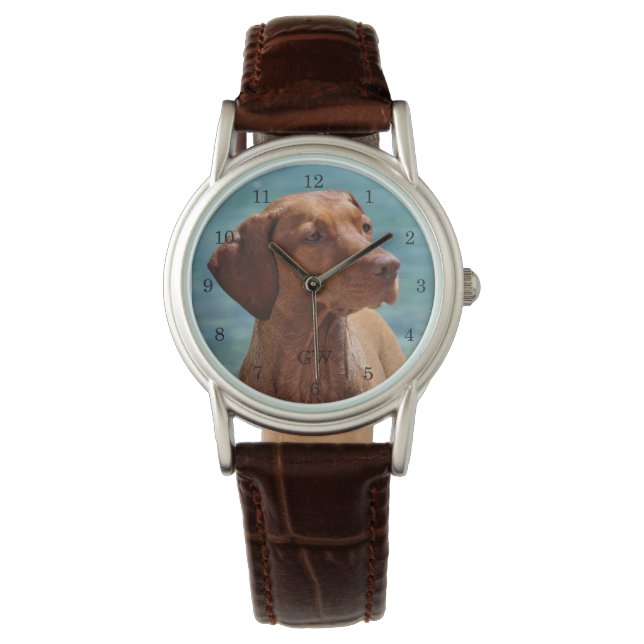 Reloj De Pulsera Magyar Vizsla Dog (Anverso)