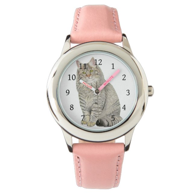 Reloj De Pulsera Maine Coon Cat (Anverso)
