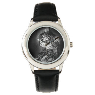 Reloj De Pulsera Maine Coon Cat Watch (niño)