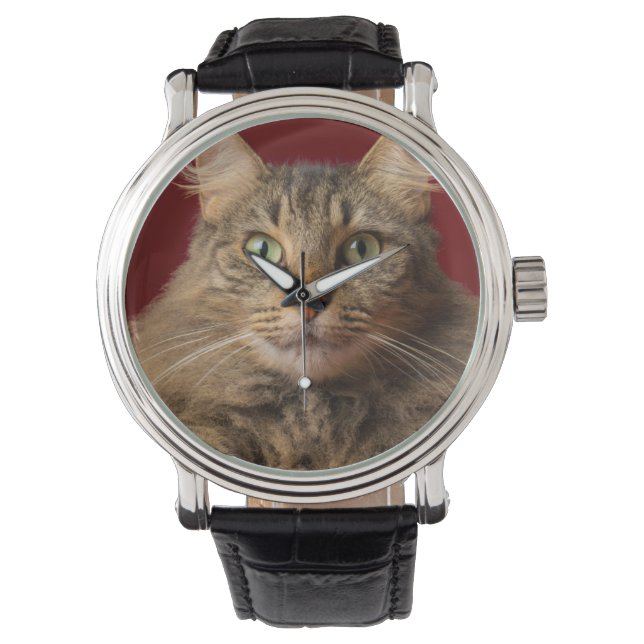 Reloj De Pulsera Maine Coon para Navidad con coleccionista (Anverso)